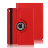 iPad Pro 12.9 inch Case 2017,TechCode 360 Degrees Rotating Magnetic PU Leather with with Stand Smart Case Cover for Apple iPad Pro12.9 inch 2015/ 2017Tablet(Red)