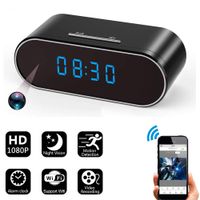 Hidden Spy Camera Alarm Clock with Night Vision/HD 1080P Wireless WiFiMotion Detection/Loop Recording,Phone APP & PC Software Remote Monitored Mini Smart Nanny Cam for Home Security Monitoring