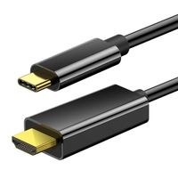 USB C to HDMI Cable (4K@60HZ), Andobil USB Type C to HDMI Cable Gold Plated 6ft, Compatible with MacBook Pro 2019/2018/2017, MacBook Air/iPad Pro 2019/2018, Surface Go/Book 2, Samsung S10, and More