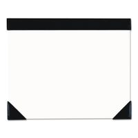 House of Doolittle 45002 Executive Doodle Desk Pad, 25-Sheet White Pad, Refillable, 22 x 17, Black/Silver