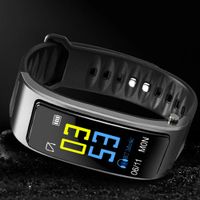 Tiakino 2 in 1 Smart Bracelet with Bluetooth Earbuds Heart Rate Monitor Waterproof Watch for Women and Men