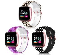 ZEROFIRE Bands Compatible with Fitbit Versa Pattern Printed Replacement Wristband for Women Men, Soft Silicone Fadeless Strap for Fitbit Versa Fitbit Versa 2 and Fitbit Versa Lite Edition