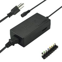 Lesleyye DC 12V/15V/16V/18V/19V/20V/24V 4-5A 96W Laptop AC Universal Power Adapter Charger for Laptop