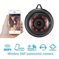 Mini Spy Camera WiFi Wireless Hidden Video Camera,Unine 1080P HD Home Security Cameras,Small IP Nanny Cam with Night Vision/Notifications Push/Remote Control for Car Home Office iOS Android