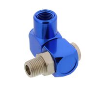 ABN 1/4in NPT 360 Degree Swivel Connector with Adjustable Tension Control to Stop Leaks - For Any Air Tool