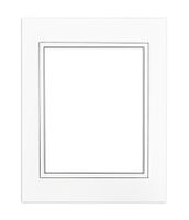 Golden State Art, Acid Free, Pack of 50 11x14 White V-Groove Mats - Bevel Cut, Black Core - Matte for 8x10 Photo + Backing + Bags