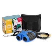 Binocular for Kids,JRD&BS WINL Compact Watreproof Binocular Teen Boy Birthday Presents Gifts Boys Toys 3-12(Blue)