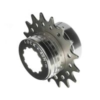 CyclingDeal Conversion Kit Fixie Bike Single Speed Compatible with Shimano Sram Cassette Freewheel Hub Adaptor - for Mountain and Road Bike Gear Cog Spacers 18 Teeth