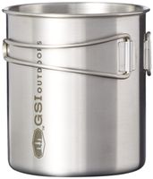 GSI Outdoors Rugged Glacier Stainless Steel Bottle Cup 20 oz for Solo Camping and Backpacking