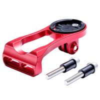 Dymoece Out Front Bike Computer Combo Mount for Garmin Edge Gopro (200 500 510 520 800 810 820 1000 1030 Touring) (Red)