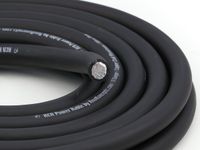 KnuKonceptz KCA 0 Gauge Power Ground Amp Wire Cable Black (50 ft) 1/0 AWG