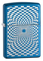 Zippo Minimalism Design Pocket Lighter, Cerulean