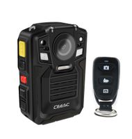 CEESC Police Security Body Worn Camera WV8 Portable Compact IR Night Vision with Remote Controller and Rechargeable Battery (Internal 32GB)