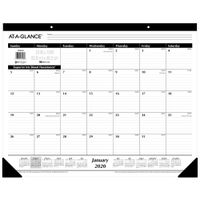 AT-A-GLANCE 2020 Desk Calendar, Desk Pad, 24" x 19", Jumbo, Ruled (SK3000)