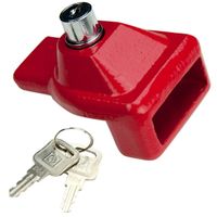 VULCAN Forged Steel Glad Hand Lock with Red Powder Coat and Two Keys