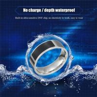 Cascat Smart NFC Ring Stainless Steel Wearing Jewelry NFC Label Mobile Phone Accessory Rings