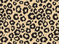 Black & Kraft Leopard Animal Print Tissue Paper for Gift Wrapping 20"x30" Sheets (50)
