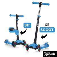 Scooter for Kids Scooters 3 Wheeled Scooter 3 Wheel Scooter for Kids Ages 2-12 (Blue)