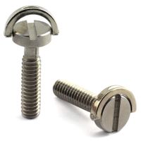 HJ Garden 2pcs 1/4-20 Thread D-Ring Stainless Steel Camera Fixing Screws for Camera Tripod Monopod QR Plate,D Shaft Quick Release Plate Mounting Screw 26mm Length