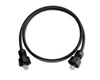 Leviton D6720-3E DuraPort Industrial CAT 6 UTP Patch Cord with Industrial to Industrial Plug, 3', Black