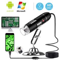 Ksera USB Digital Microscope, USB 2.0 Mini Microscope Camera 40 to 1000x Magnification Endoscope for Kids, Compatible with Mac Window 7 8 10 and OTG Supported Android Phones(Not for iPhone)