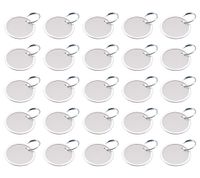 Lucky Line Paper Tag 1-1/4" with Split Ring, 25 per Pack, White (28229)
