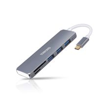 Towond USB C Hub, USB Type C Adapter with PD Power Delivery, 3 USB 3.0 Ports, SD/Micro SD Card Reader for MacBook Pro 2018/2017, Dell XPS 15 13, HP Spectre, Lenovo Yoga 720, Chromebook