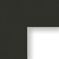 Craig Frames B404 16x24-Inch Mat, Single Opening for 10x20-Inch Image, Textured Black with Cream Core