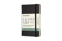 Moleskine Classic 18 Month 2019-2020 Weekly Planner, Hard Cover, Pocket (3.5" x 5.5") Black