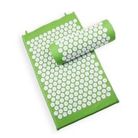Idomeo Fitness Acupressure Mat Pillow Set Back Neck Pain Relieve Massage Yoga Pad Acupuncture
