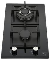 K&H 2 Burner 12" Built-in LPG/Propane Gas Glass Cast Iron Cooktop 2-GCW-LPG