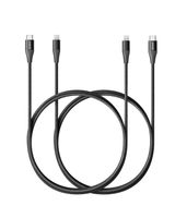 Anker USB C to Lightning Cable [3 ft, 2-Pack] Powerline+ II Nylon Braided Cable for iPhone 11/11 Pro / 11 Pro Max/X/XS/XR/XS Max / 8/8 Plus/AirPods Pro, Supports Power Delivery