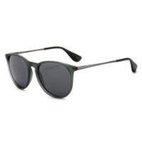 SUNGAIT Vintage Round Sunglasses for Women Classic Retro Designer Style(Transparent Gray Frame/Gray Lens)