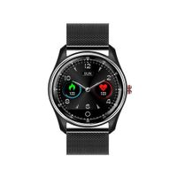 GLO BUY MX9 ECG + PPG Smart Watch Touch Screen HRV Report Heart Rate Blood Pressure IP68 Waterproof Swimming Smart Watch Men and Women,C