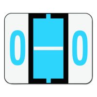 Smead BCCR Bar-Style Alphabetic Color-Coded Labels, Letter O, Blue/White Bar, 500 Labels per Roll (67085)