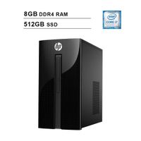 HP Pavilion 460 Newest Premium Desktop - Intel Quad Core i7-7700T Up to 3.8 GHz, Intel HD 630, 8GB RAM, 512GB SSD, DVD-RW, WiFi, Bluetooth, HDMI, Keyboard, Mouse, Win10 Home