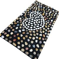 ZDDAB Home Massager Pure Natural Cobblestone Foot Massage Pad Acupressure Health Blanket for Parents Health Mat