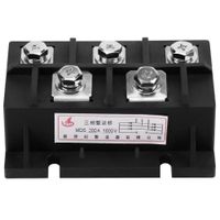 MDS-200A Amp 1600V Three-Phase Diode Module Bridge Rectifier Power Module Provide for Single Phase Rectification