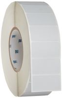 Brady THT-17-486-3 2" Width x 1" Height, B-486 Ultra Aggressive Metallized Polyester, Matte Finish Silver Thermal Transfer Printable Label (3000 per Roll)