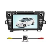Bluelotus In-dash 8" Car DVD GPS Navigation for Toyota Prius 2010 2011 Left Driving w/ Tv Radio Bluetooth Steering Wheel Control RDS Sd/usb Av + Reverse Car Rear Camera + Free USA Map