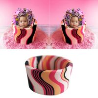 EUGNN Newborn Baby Photo Props Basket,Styling Photography Basket Foam Cotton Small Frame for Memorable Photography Shoots Newborn Photography Props Accessories
