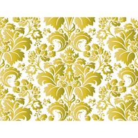 Metallic Golden Brocade 30" x 150' Gift Wrap Roll