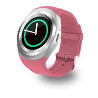 COLOFAN C01 Men and Women Bluetooth Smart Watches Can Plug Mobile Phone Card Phone Camera Sport Watch Pedometer (red))