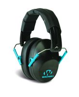 Walker's Passive Low Profile Folding Muff- Black/Teal