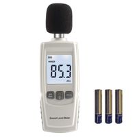 Digital Noise Meter, High-Precision Decibel Tester,Portable Indoor Environment Noise Detector,LCD Backlight/Measuring Data Retention(30~130dBA)