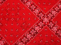 Red Bandana Tissue Paper ~ Western # 531~10 Large Sheets