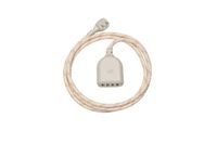 360 Electrical 360616 Habitat4.8 Braided w/ 4.8A 4-Port USB extension cord, 6 ft, Sugar Maple