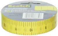 Scotch Brand 3437-P5 Masking Tape Measure .94X20YD, 0.94 in x 20 yds, Multicolor