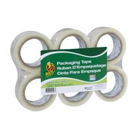 Duck Brand Standard Packing Tape Refill, 6 Rolls, 1.88 Inch x 109 Yard, Clear (240968)