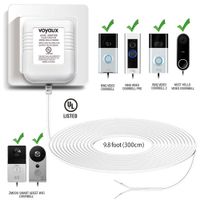 Doorbell Transformer, 16V / 800mA Power Adapter for Ring Video Doorbell, Ring Video Doorbell Pro and Ring Video Doorbell 2, Transformer Compatible With Nest Hello Doorbell and Zmodo Smart Doorbell
